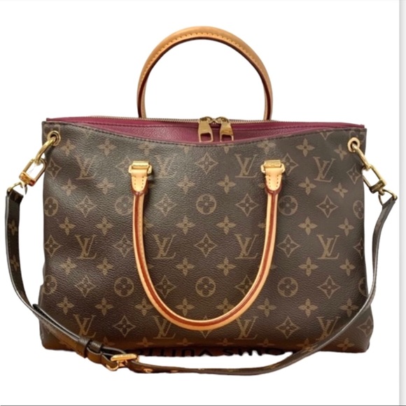 GREAT CONDITION! Authentic Louis Vuitton Monogram Pallas MM 2Way Tote Bag